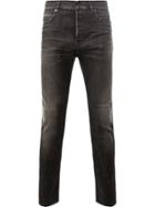 Balmain Low Rise Slim Jeans - Black