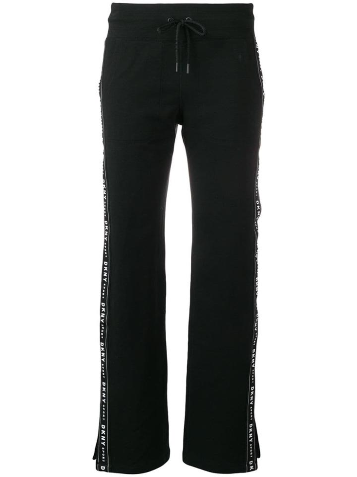 Dkny Side Logo Track Pants - Black