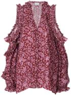 Magda Butrym Floral Print Blouse - Red