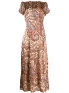Baum Und Pferdgarten Aeron Paw Paisley Dress - Neutrals