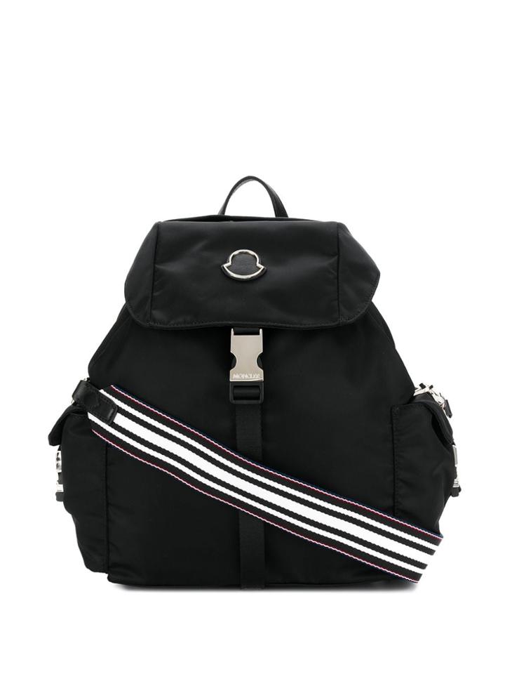 Moncler Logo Satchel Backpack - Black