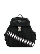 Moncler Logo Satchel Backpack - Black