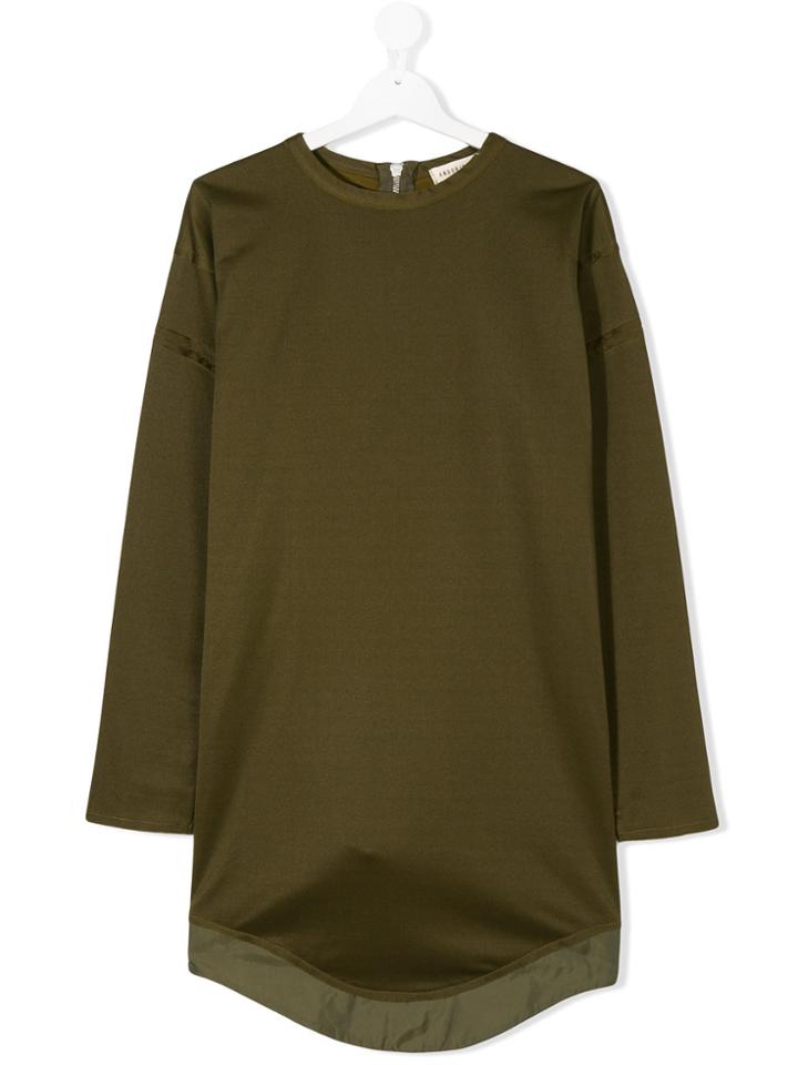 Andorine Zipper Dress - Green