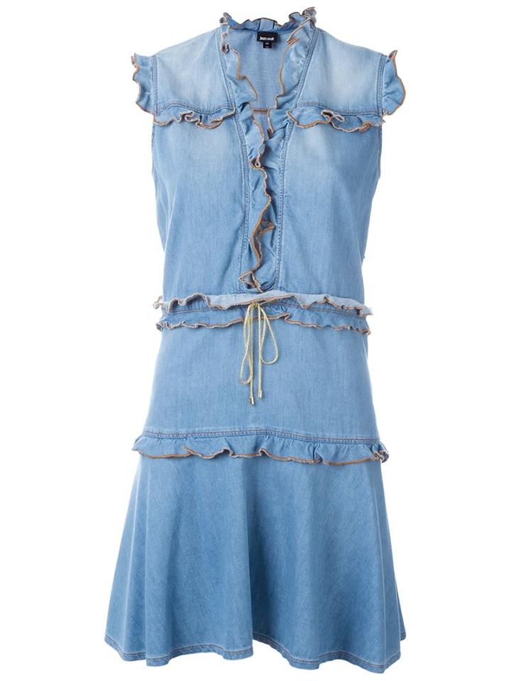 Just Cavalli Ruffle Detail Dress