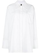 Marni Elongated Design Blouse - White
