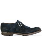 Church's Distressed Brogue Detail Monk Shoes - Blue
