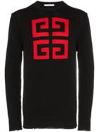 Givenchy Logo Intarsia Sweater - Black