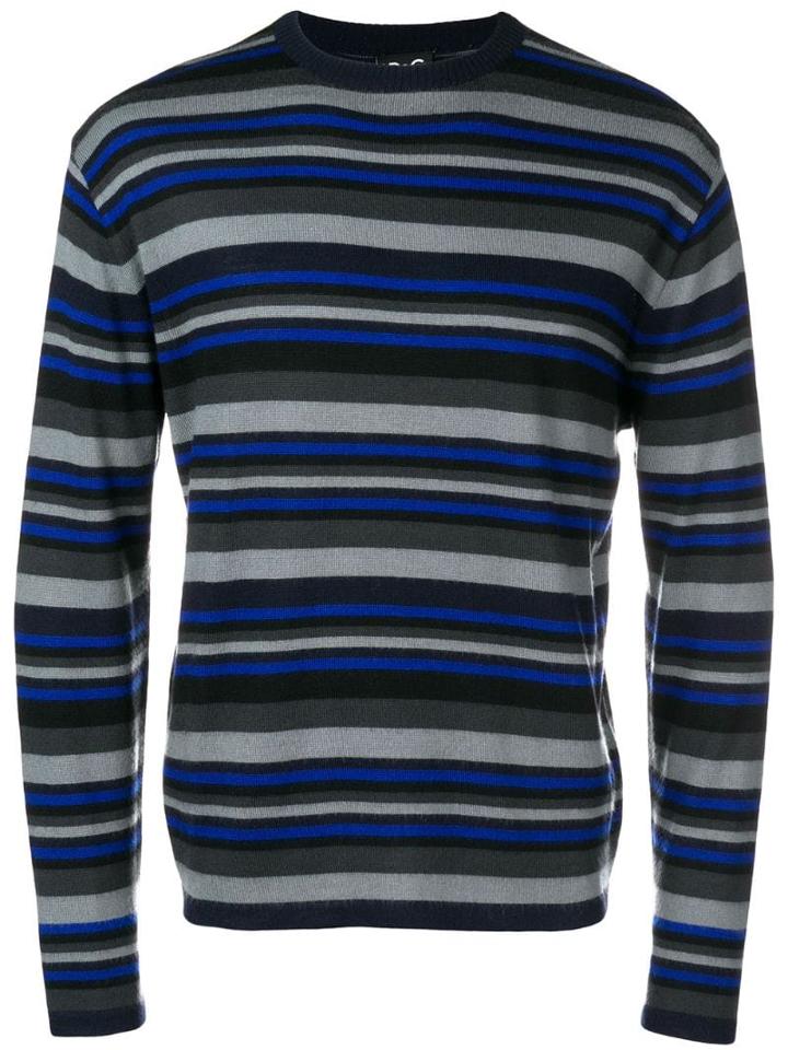Dolce & Gabbana Pre-owned 2000's Striped Jumper - Blue