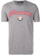 Dolce & Gabbana Paradiso Print T-shirt - Grey