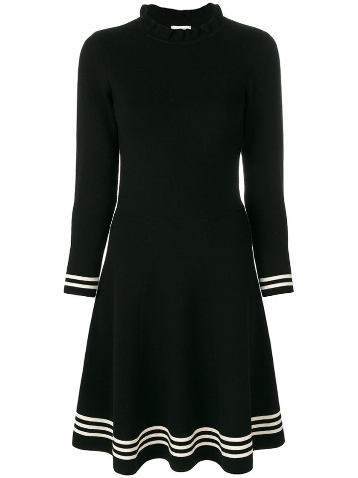 Chinti & Parker Milano Flared Dress - Black