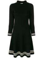 Chinti & Parker Milano Flared Dress - Black