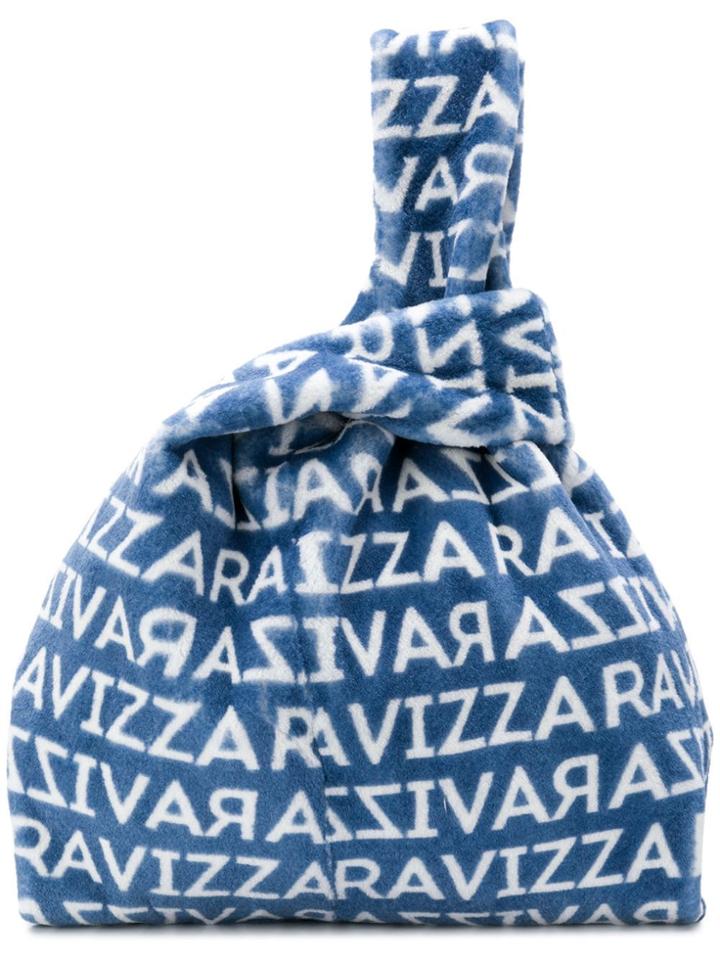 Simonetta Ravizza Furissima Logo Tote Bag - Blue