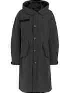 Burberry Quilt-lined Technical Nylon Parka - Grey