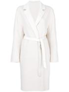 Loro Piana Cashmere Belted Coat - Neutrals