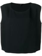 Theory Cady Straight-fit Top - Black