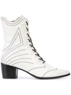 Tabitha Simmons Swing Boots - White