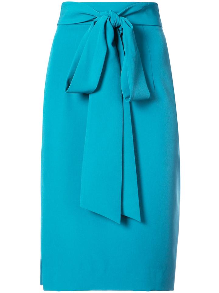Milly Classic Pencil Skirt - Blue