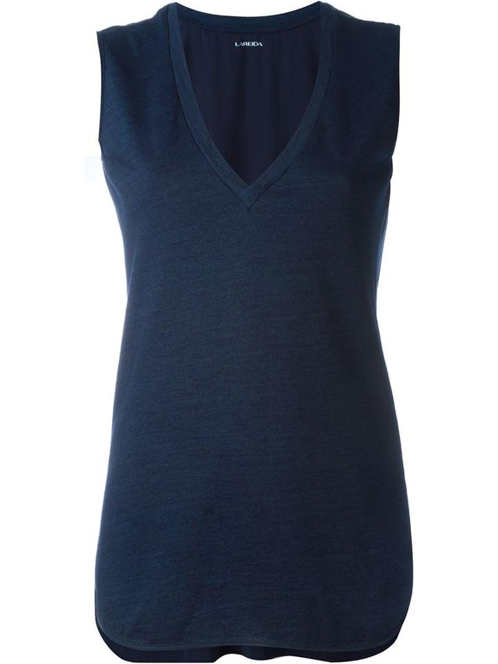 Lareida Helen Tank Top, Women's, Size: Xs, Blue, Cotton/silk