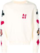 As65 Playing Cards Jumper - Nude & Neutrals