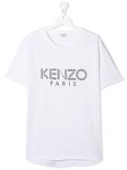 Kenzo Kids Logo-print T-shirt - White