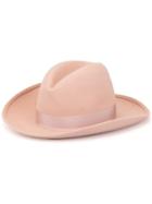 Federica Moretti Classic Trilby Hat - Pink