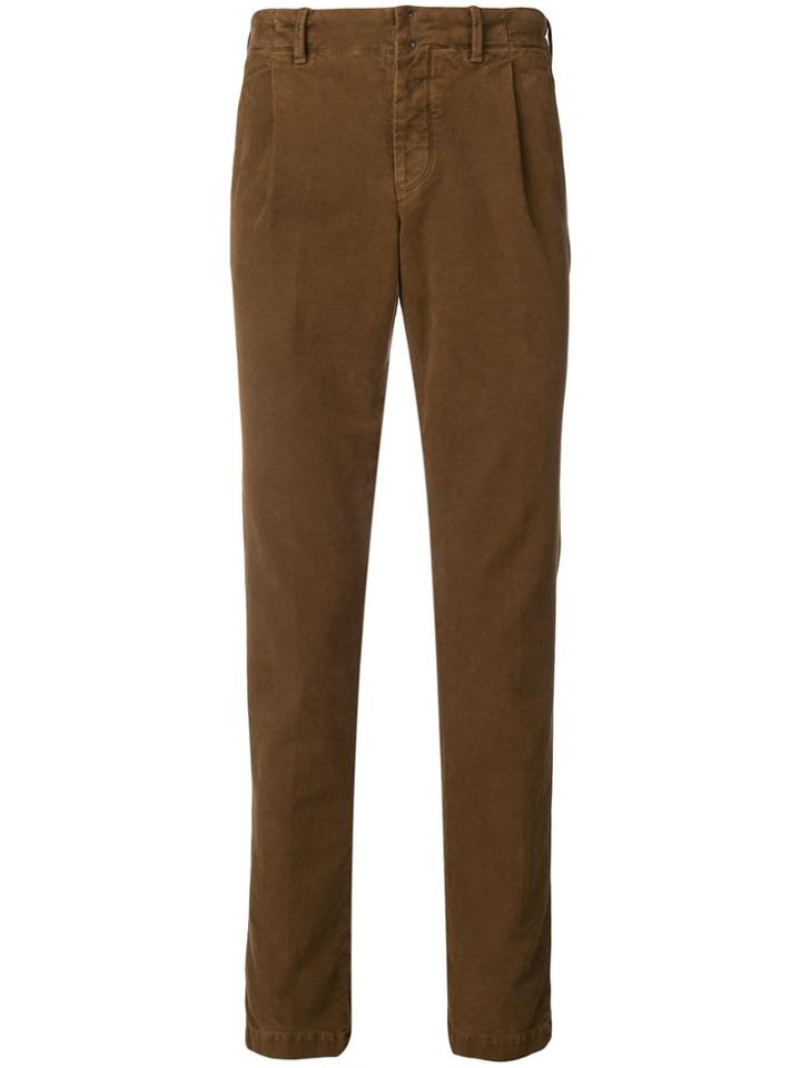 Incotex Straight-fit Trousers - Brown