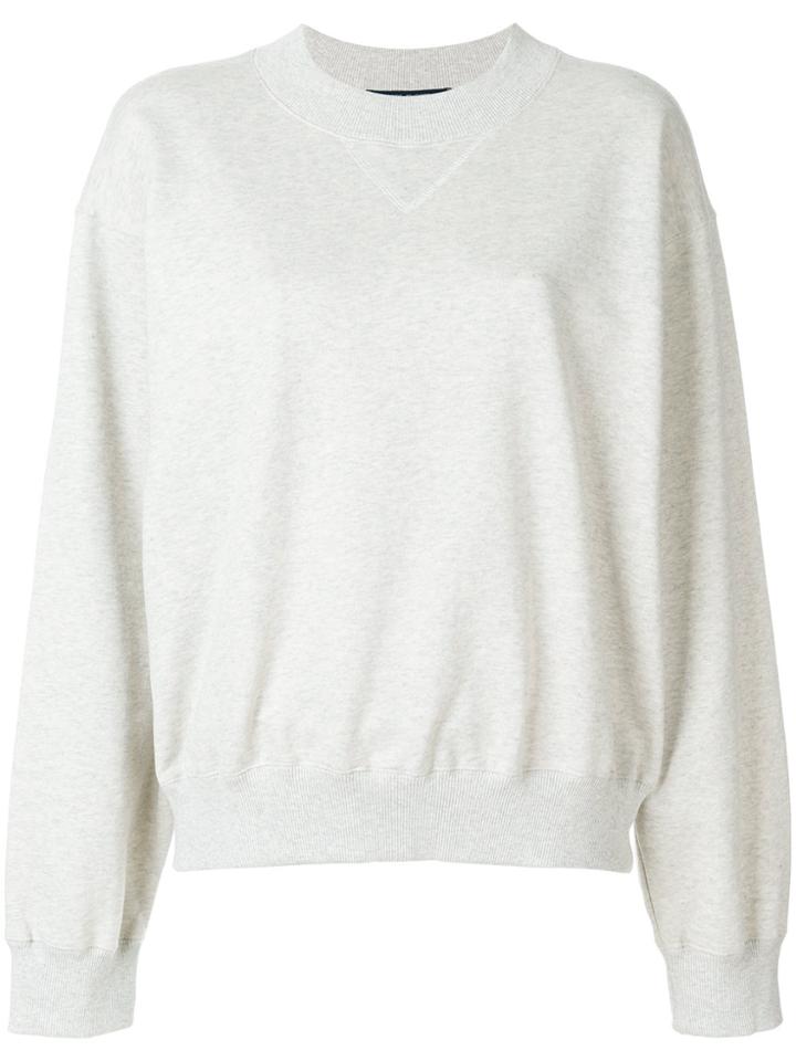 Sofie D'hoore Oversized Fleece Sweatshirt - White