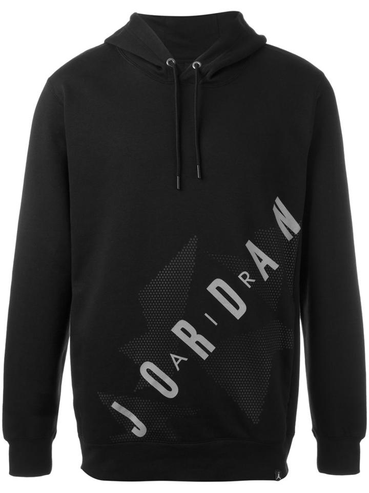 Nike Air Jordan Hoodie, Men's, Size: Small, Black, Cotton/polyester