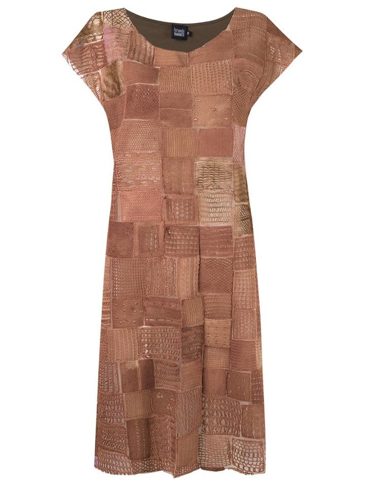 Fernanda Yamamoto Embroidered Round Neck Dress