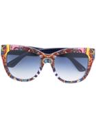 Dolce & Gabbana Eyewear Carretto Siciliano Sunglasses - Multicolour