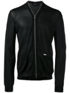 Dsquared2 Zip-down Cardigan, Men's, Size: Xl, Black, Cotton/polyester/viscose