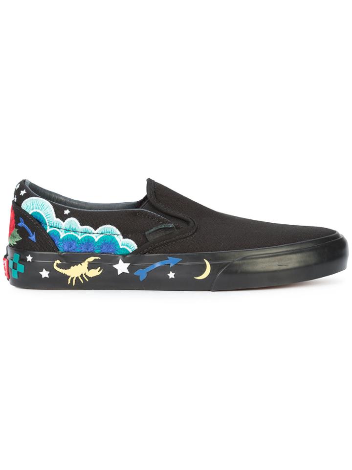 Vans Embellished Slip-on Sneakers - Black