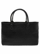 Bottega Veneta Intrecciato Shopper Tote - Black