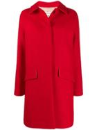 Semicouture Single Breasted Coat - Red