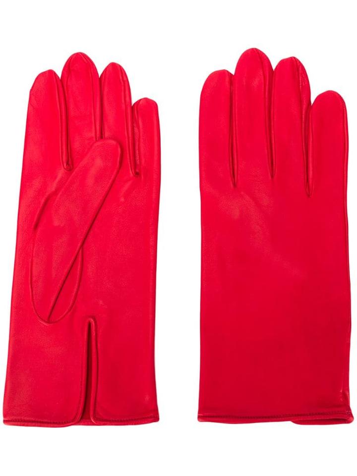 Ernest W. Baker Slim Fit Gloves - Red