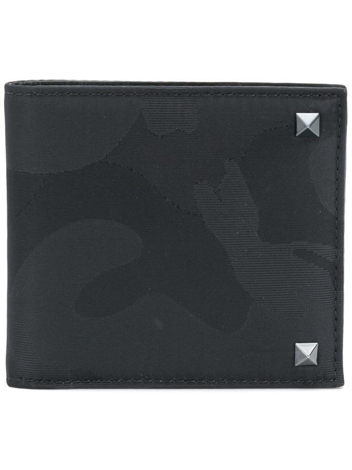 Valentino Valentino Garavani Rockstud Camouflage Wallet - Black