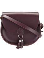 The Cambridge Satchel Company Tassel Detail Saddle Bag, Women's, Red