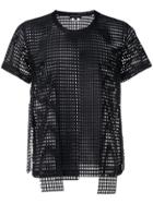 Comme Des Garçons Homme Plus Deconstructed Mesh T-shirt - Black