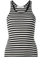 Philosophy Di Lorenzo Serafini Striped Tank Top, Women's, Size: 42, Black, Cotton