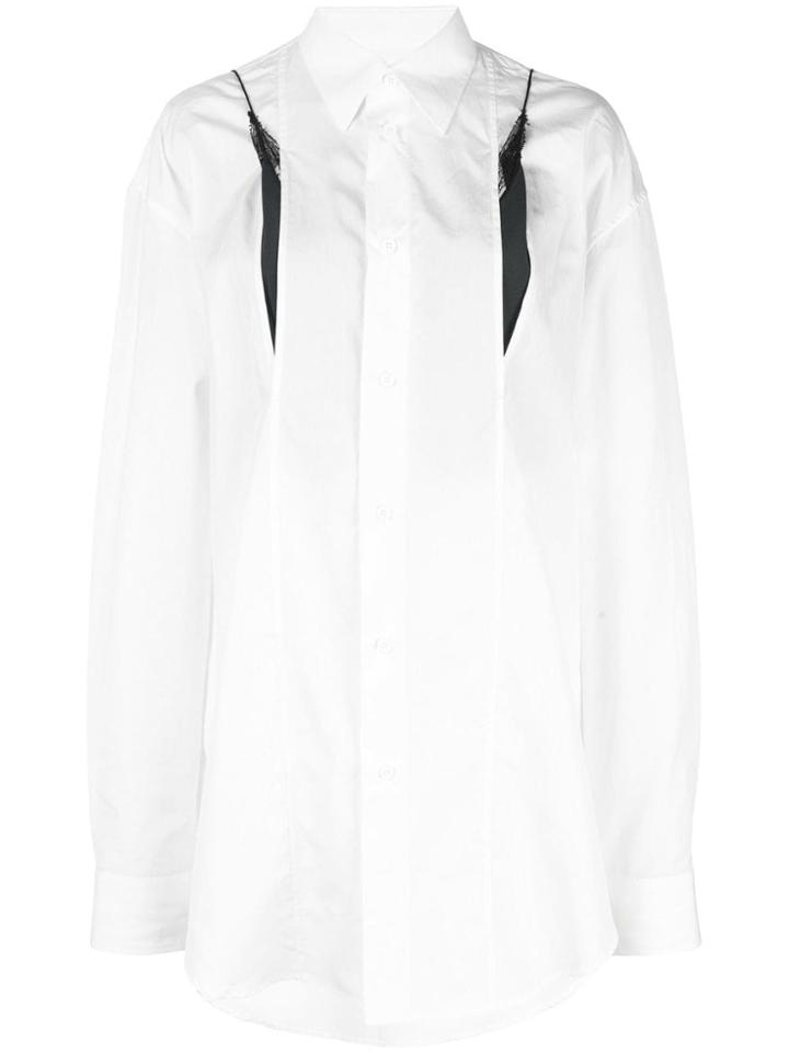 Maison Margiela Cami Insert Shirt - White