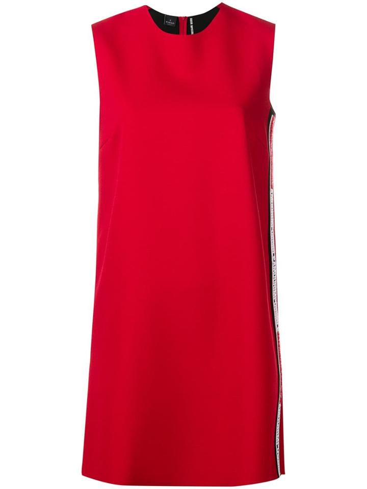 Pinko Sleeveless Shift Dress - Red