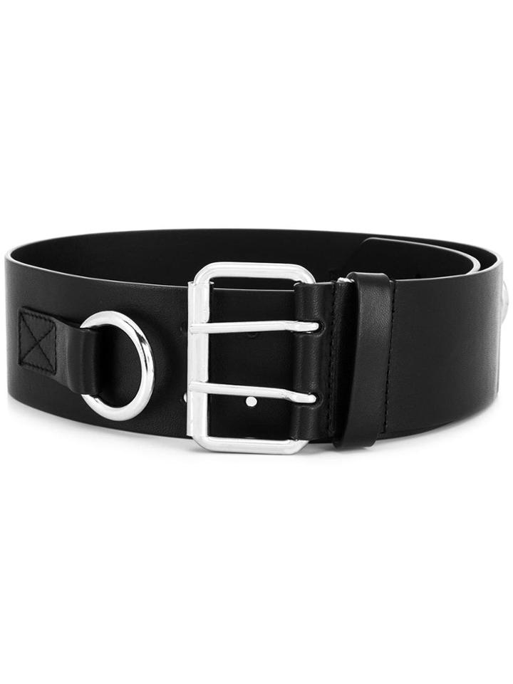 Mm6 Maison Margiela Ring Detail Belt - Black
