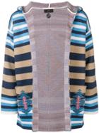 Alanui Striped Cardigan - Blue