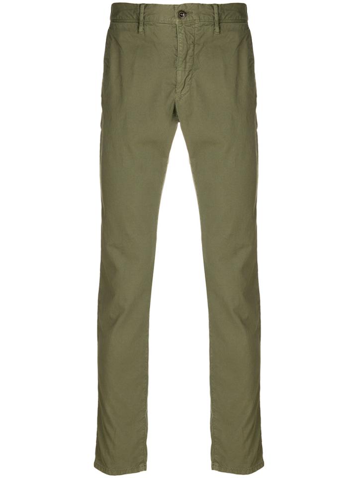 Incotex Tailored Fitted Trousers - Green