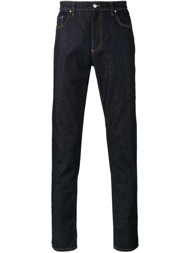 Versace Collection Straight Leg Jeans - Blue