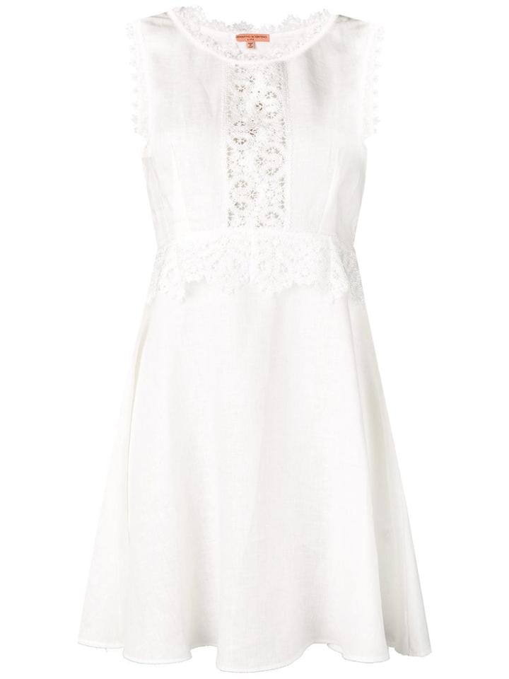 Ermanno Scervino Mini Lace Dress - 10602 Ivory