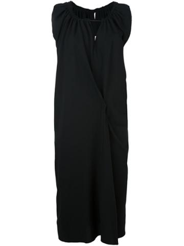 A Tentative Atelier Rope Neckline Dress, Women's, Size: Medium, Black, Wool