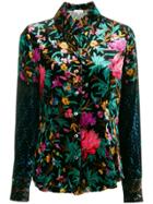 Pierre-louis Mascia Floral Embroidered Shirt - Black