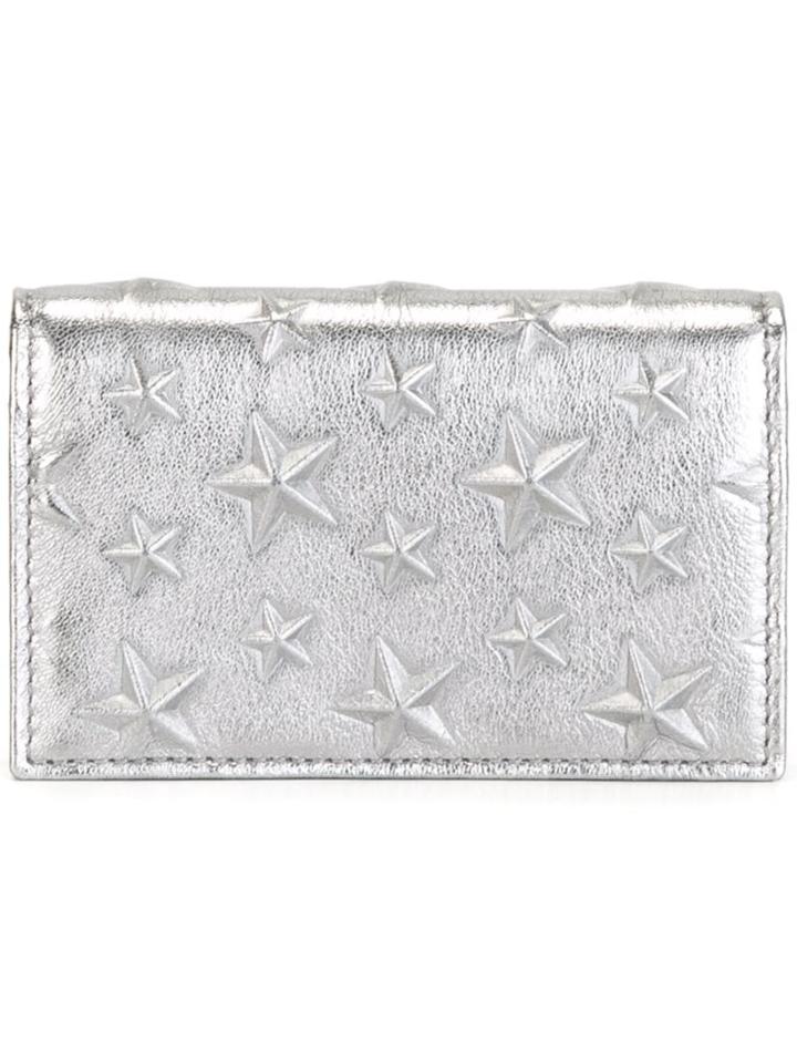 Jimmy Choo 'nello' Purse, Women's, Grey, Lamb Skin