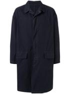 Romeo Gigli Vintage Loose Fit Midi Coat - Blue
